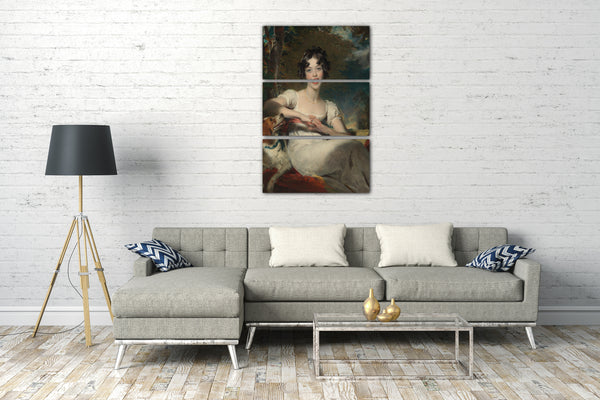 Top-Angebot Kunstdruck Sir Thomas Lawrence - Lady Maria Conyngham (gestorben 1843) Leinwand auf Keilrahmen gespannt