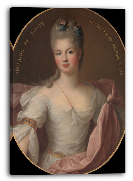 Top-Angebot Kunstdruck Pierre Gobert - Marie Adélaïde de Savoie (1685-1712), Duchesse de Bourgogne Leinwand auf Keilrahmen gespannt