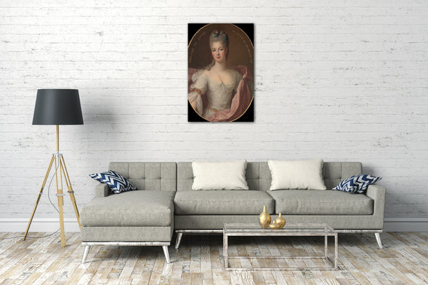 Top-Angebot Kunstdruck Pierre Gobert - Marie Adélaïde de Savoie (1685-1712), Duchesse de Bourgogne Leinwand auf Keilrahmen gespannt