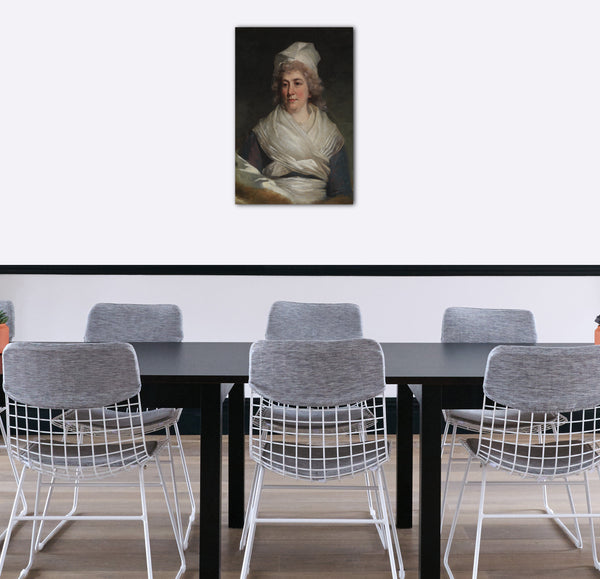 Top-Angebot Kunstdruck John Hoppner - Frau Richard Bache (Sarah Franklin, 1743-1808) Leinwand auf Keilrahmen gespannt