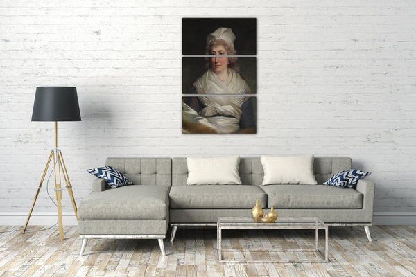Top-Angebot Kunstdruck John Hoppner - Frau Richard Bache (Sarah Franklin, 1743-1808) Leinwand auf Keilrahmen gespannt