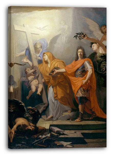 Leinwandbild Antoine Rivalz - Eine Allegorie, wahrscheinlich aus dem Frieden von Utrecht von 1713