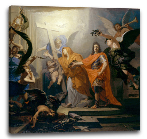 Leinwandbild Antoine Rivalz - Eine Allegorie, wahrscheinlich aus dem Frieden von Utrecht von 1713