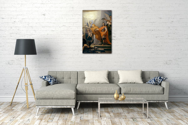 Leinwandbild Antoine Rivalz - Eine Allegorie, wahrscheinlich aus dem Frieden von Utrecht von 1713