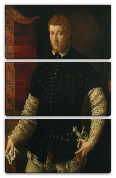 Leinwandbild Francesco Salviati - Portrait eines Mannes