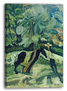 Top-Angebot Kunstdruck Chaim Soutine - Mann mit Pferd Leinwand auf Keilrahmen gespannt