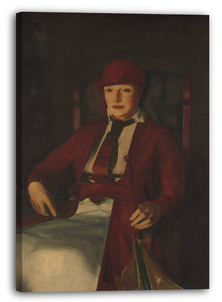 Leinwandbild George Bellows - Frau Chester Dale