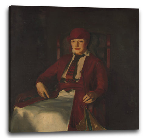 Leinwandbild George Bellows - Frau Chester Dale