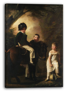 Top-Angebot Kunstdruck Sir Henry Raeburn - Die Drummond Kinder Leinwand auf Keilrahmen gespannt