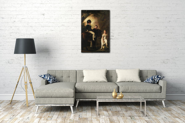 Top-Angebot Kunstdruck Sir Henry Raeburn - Die Drummond Kinder Leinwand auf Keilrahmen gespannt