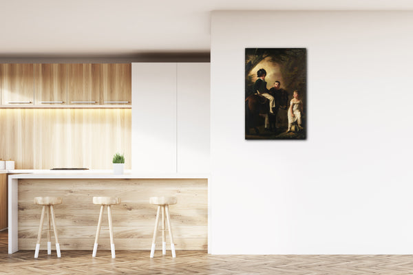 Top-Angebot Kunstdruck Sir Henry Raeburn - Die Drummond Kinder Leinwand auf Keilrahmen gespannt