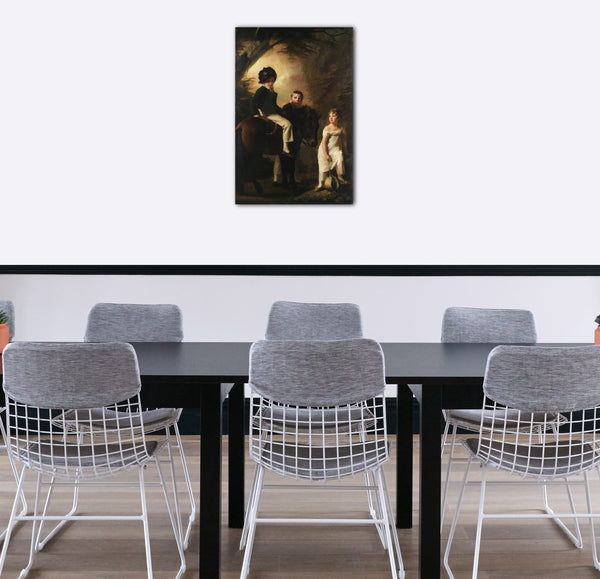 Top-Angebot Kunstdruck Sir Henry Raeburn - Die Drummond Kinder Leinwand auf Keilrahmen gespannt