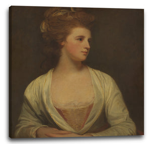 Leinwandbild George Romney - Porträt einer Frau, angeblich Emily Bertie Pott (gest. 1782)