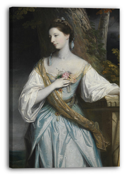 Leinwandbild Sir Joshua Reynolds - Anne Dashwood (1743-1830), jüngere Gräfin von Galloway