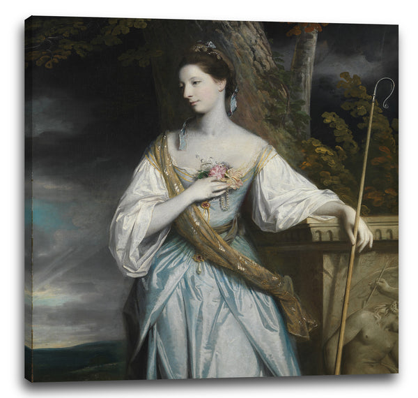 Leinwandbild Sir Joshua Reynolds - Anne Dashwood (1743-1830), jüngere Gräfin von Galloway