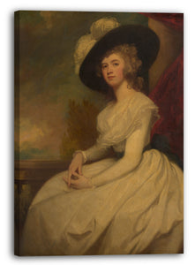 Top-Angebot Kunstdruck George Romney - Frau Bryan Cooke (Frances Puleston, 1765-1818) Leinwand auf Keilrahmen gespannt