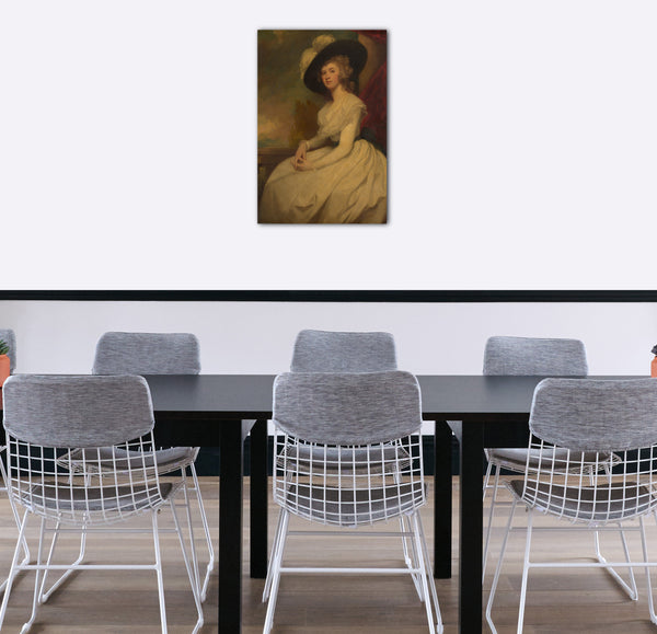 Top-Angebot Kunstdruck George Romney - Frau Bryan Cooke (Frances Puleston, 1765-1818) Leinwand auf Keilrahmen gespannt