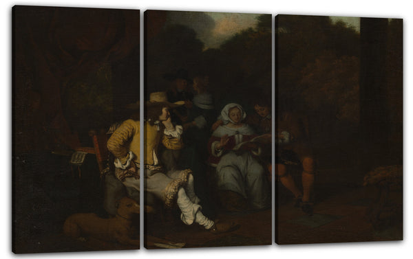 Leinwandbild Gerbrand van den Eeckhout - Eine musikalische Feier