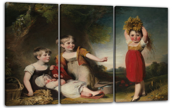 Leinwandbild William Owen - Die Enkel von Sir William Heathcote, 3. Baronet