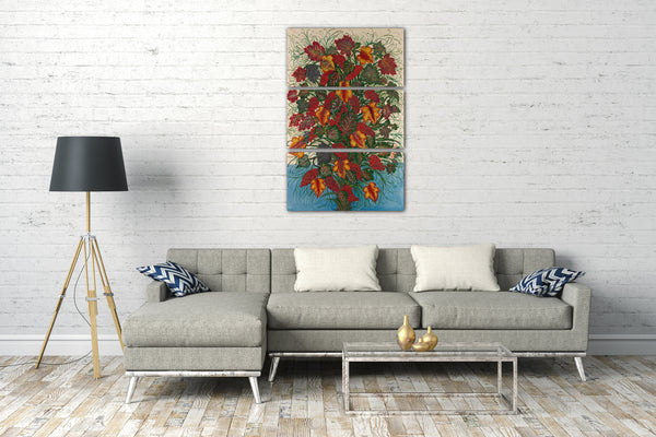 Top-Angebot Kunstdruck Séraphine Louis - Der große Blumenstrauß Leinwand auf Keilrahmen gespannt