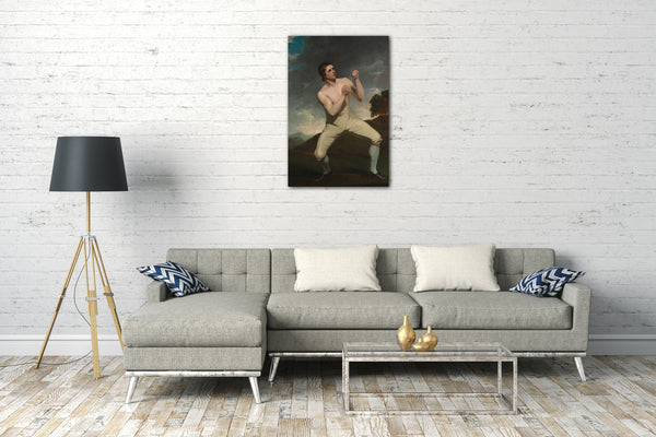 Top-Angebot Kunstdruck John Hoppner - Richard Humphreys, der Boxer Leinwand auf Keilrahmen gespannt