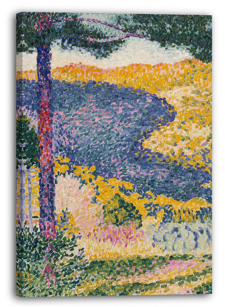 Leinwandbild Henri-Edmond-Kreuz - Tal mit Tanne (Schatten auf dem Berg)
