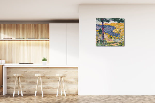 Leinwandbild Henri-Edmond-Kreuz - Tal mit Tanne (Schatten auf dem Berg)