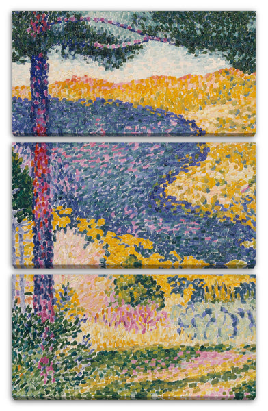 Leinwandbild Henri-Edmond-Kreuz - Tal mit Tanne (Schatten auf dem Berg)