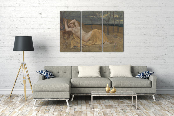 Top-Angebot Kunstdruck Pierre Puvis de Chavannes - Tamaris Leinwand auf Keilrahmen gespannt
