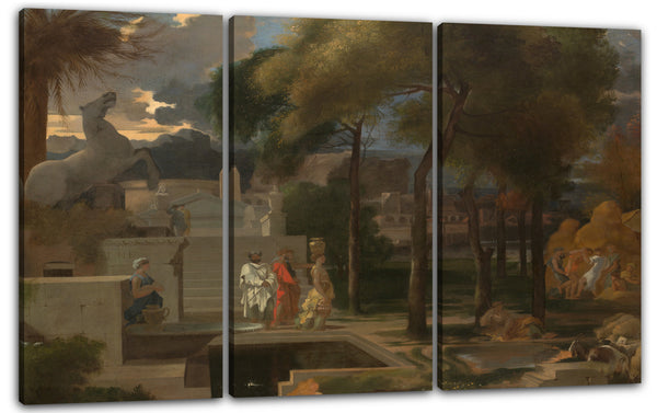 Leinwandbild Sébastien Bourdon - Eine klassische Landschaft