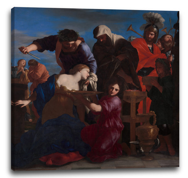 Leinwandbild Giovanni Francesco Romanelli - Das Opfer von Polyxena