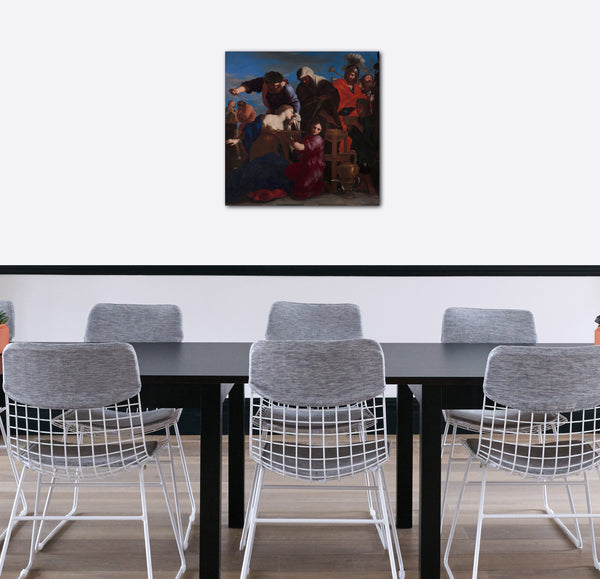 Leinwandbild Giovanni Francesco Romanelli - Das Opfer von Polyxena