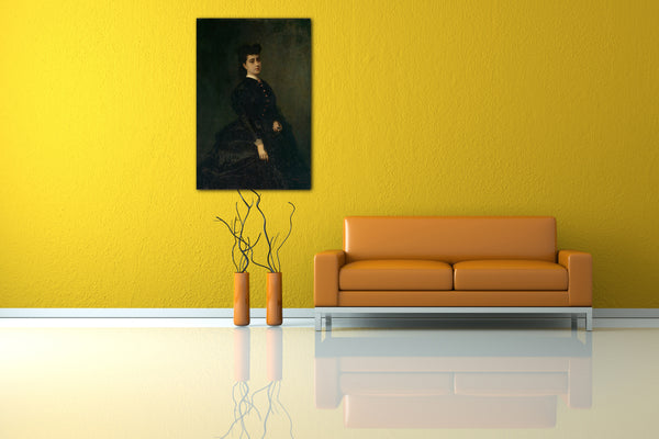 Top-Angebot Kunstdruck Mariano Fortuny Marsal - Madame Gaye Leinwand auf Keilrahmen gespannt