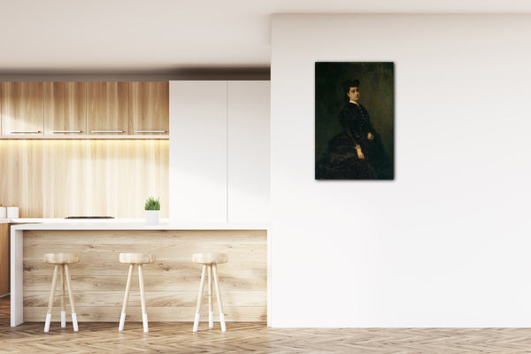 Top-Angebot Kunstdruck Mariano Fortuny Marsal - Madame Gaye Leinwand auf Keilrahmen gespannt