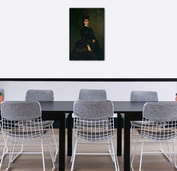 Top-Angebot Kunstdruck Mariano Fortuny Marsal - Madame Gaye Leinwand auf Keilrahmen gespannt