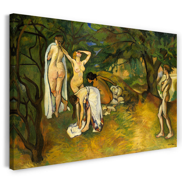 Top-Angebot Kunstdruck Suzanne Valadon - Lebensfreude Leinwand auf Keilrahmen gespannt
