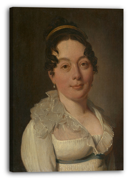 Top-Angebot Kunstdruck Louis Léopold Boilly - Porträt einer Frau Leinwand auf Keilrahmen gespannt