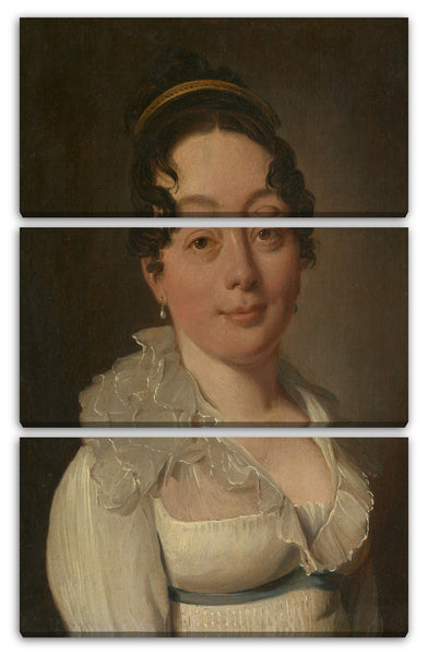 Leinwandbild Louis Léopold Boilly - Porträt einer Frau
