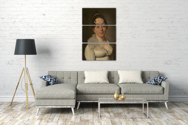 Top-Angebot Kunstdruck Louis Léopold Boilly - Porträt einer Frau Leinwand auf Keilrahmen gespannt