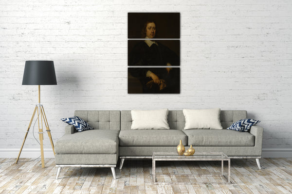 Top-Angebot Kunstdruck Cornelis Jonson van Ceulen der Ältere - Portrait eines Mannes Leinwand auf Keilrahmen gespannt
