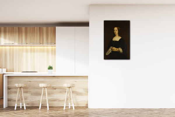 Top-Angebot Kunstdruck Cornelis Jonson van Ceulen der Ältere - Porträt einer Frau Leinwand auf Keilrahmen gespannt