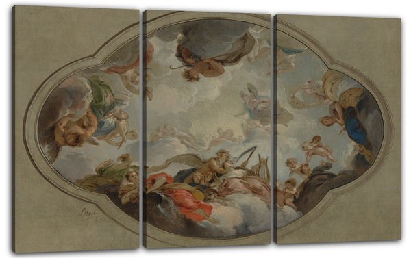 Leinwandbild Jacob de Wit - Allegorie der Künste