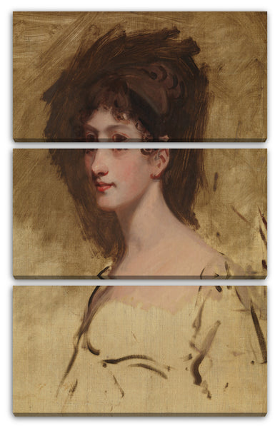 Leinwandbild John Hoppner - Lady Hester King (gestorben 1873)