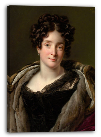 Top-Angebot Kunstdruck Anne Louis Girodet-Trioson - Madame Jacques-Louis-Étienne Reizet (Colette-Désirée-Thérèse Godefroy, 1782-1850) Leinwand auf Keilrahmen gespannt