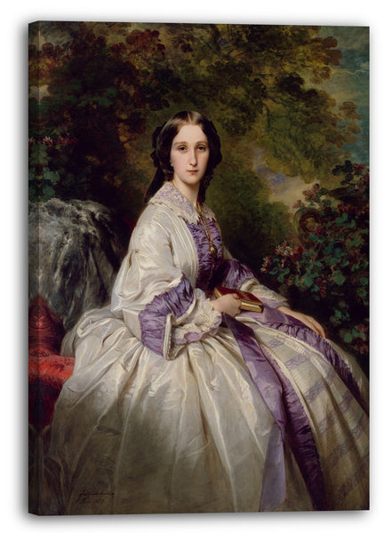 Top-Angebot Kunstdruck Franz Xaver Winterhalter - Gräfin Alexander Nikolaevich Lamsdorff (Maria Iwanowna Beck, 1835-1866) Leinwand auf Keilrahmen gespannt
