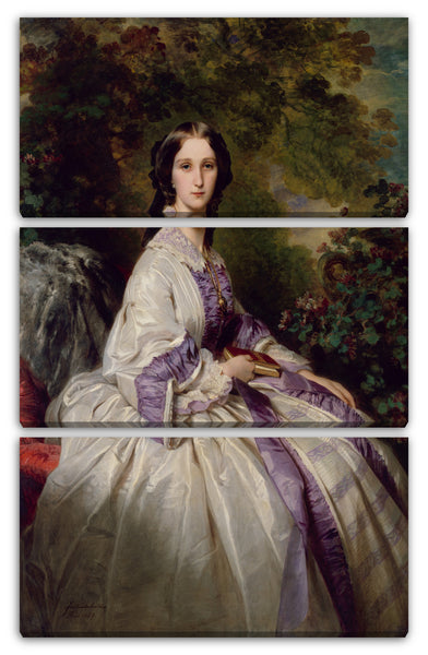 Leinwandbild Franz Xaver Winterhalter - Gräfin Alexander Nikolaevich Lamsdorff (Maria Iwanowna Beck, 1835-1866)