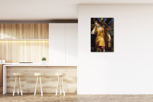 Top-Angebot Kunstdruck Jacopo Ligozzi - Allegorie der Gier Leinwand auf Keilrahmen gespannt