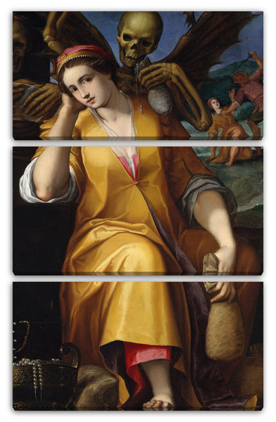Leinwandbild Jacopo Ligozzi - Allegorie der Gier