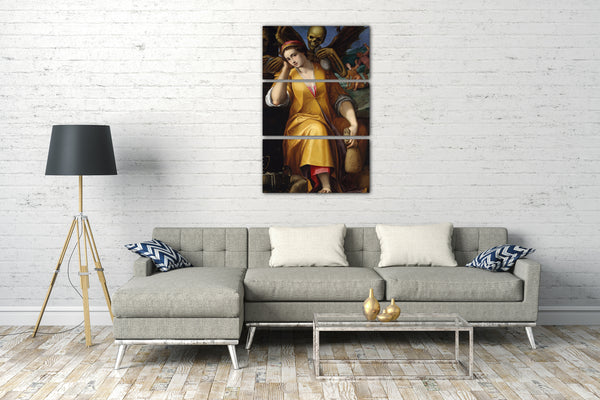 Top-Angebot Kunstdruck Jacopo Ligozzi - Allegorie der Gier Leinwand auf Keilrahmen gespannt