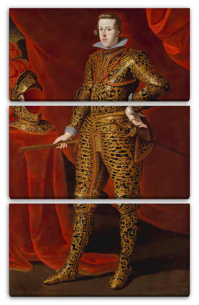 Leinwandbild Gaspar de Crayer - Philipp IV. (1605-1665) in Parade-Rüstung